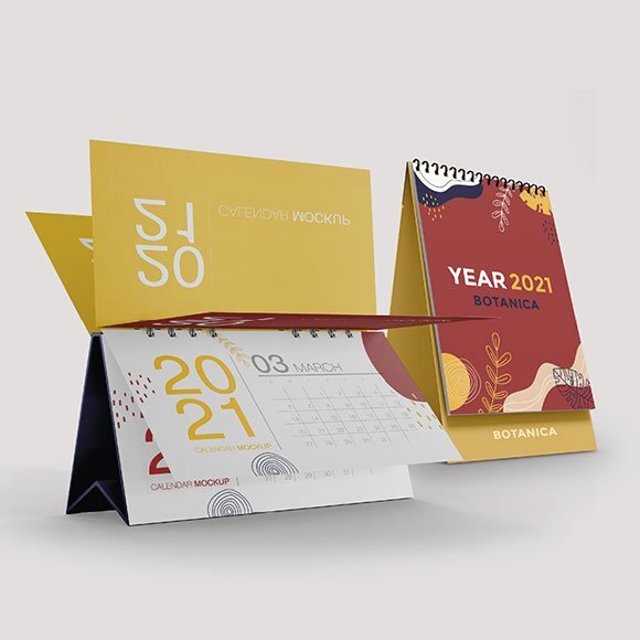 100 Calendari Personalizzabili da Tavolo