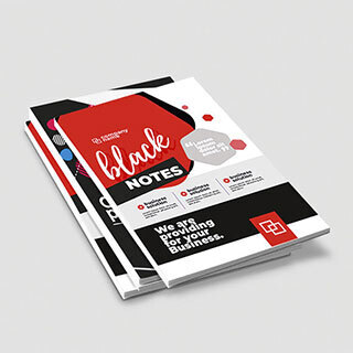 Block notes personalizzati con copertina incollata avvolgente