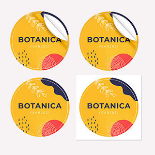 Etichette adesive fustellate